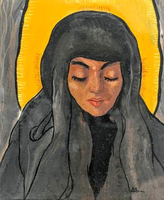 Femme méditante