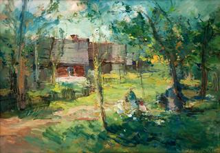 Village in Spring