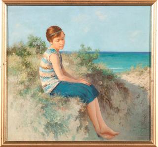 Girl in the Dunes