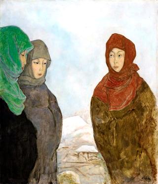 Japanese Women in Winter Clothes