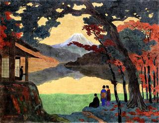 Landscape with Fuji