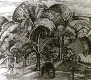 Drawing of an Orchard