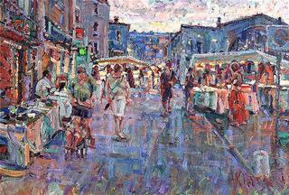 The Market in Evening