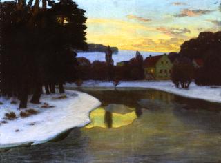 Evening Mood on the River
