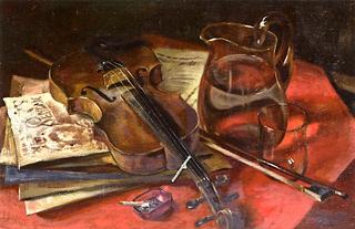Still Life with Violin