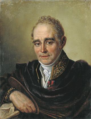 画家弗拉基米尔·博罗维科夫斯基肖像