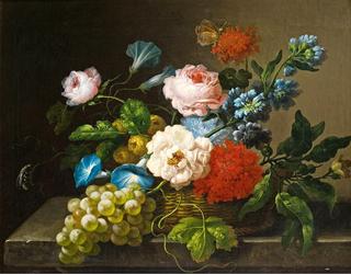 Still Life with Flowers and Fruit