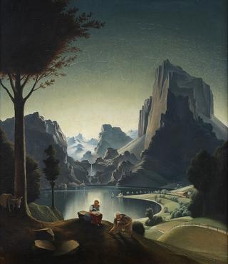 Landscape with Painter