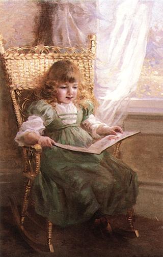 Seated Girl Reading