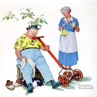 The Tender Years: Mowing the Lawn