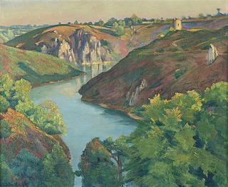 Crozant, the Ruins at Morning