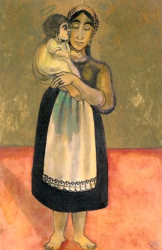 Girl with Child from Calabria