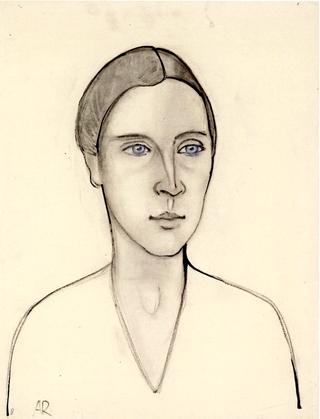 Portrait of Agnes Holthusen, Facing Right