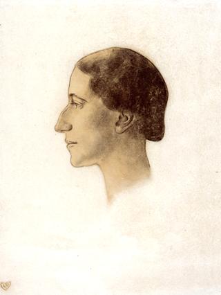 Portrait of a Lady in Profile (Valerie Alport?)