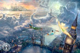 Tinker Bell and Peter Pan Fly to Neverland