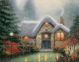 Cottage in the Rain