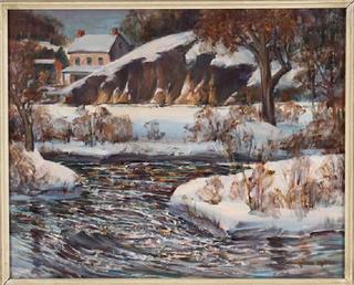 Bucks County Quarry in Winter, PA