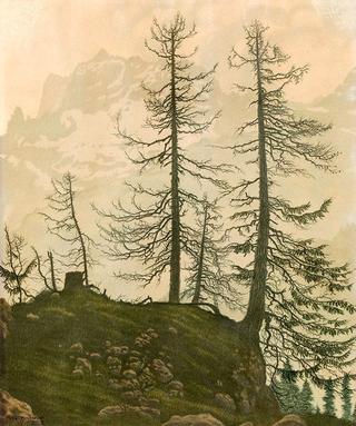Landscape with trees