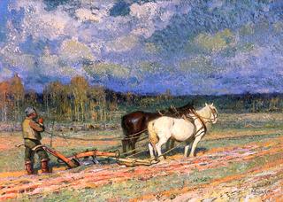 Autumn Ploughing, Arthabaska