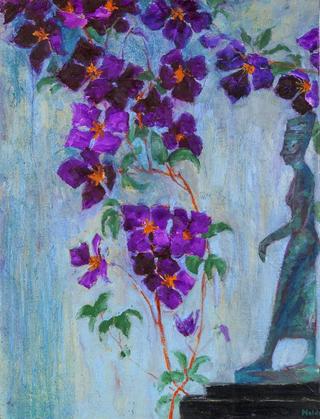 Figure and Clematis