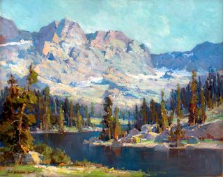 Pine Bordered Lake, High Sierra
