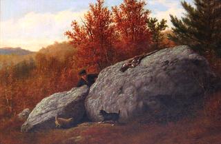 Hunting Scene in Milton, Massachusetts