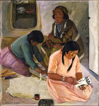 印度制陶妇女
