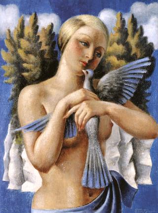 Woman with Dove