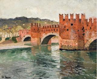 Old bridge in Verona