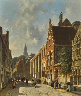 A Busy Street in Summer