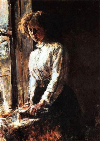 Olga Trubnikova by the Window
