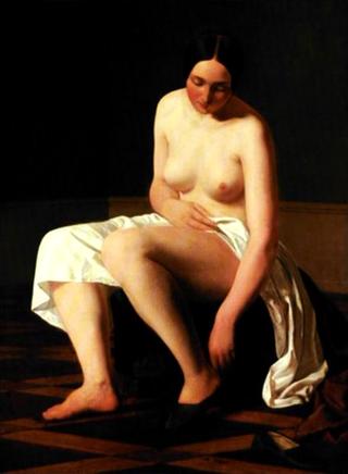 Girl with Slippers – Model Study of Madam Hack