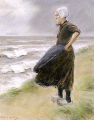 Dutch Wiman, Standing in the Dunes Facing Left