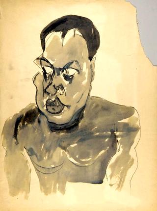 Male Nude--Portrait Bust