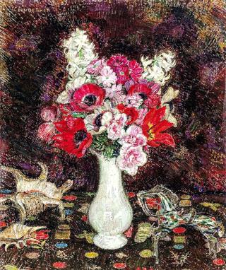Still Life with Flowers and Shells