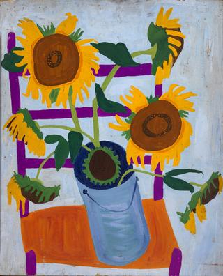 Still Life--Sunflowers