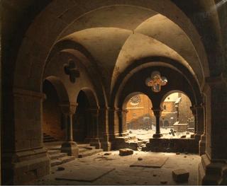 The cloister of the cathedral of Halberstadt