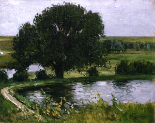 Tree by a Pond