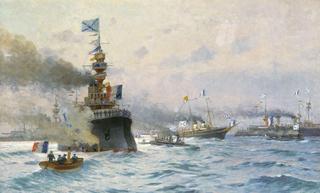 法国军舰抵达克朗斯塔特