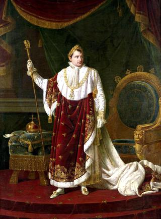 穿加冕礼长袍的拿破仑肖像