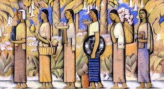 Procesión (Seis Mujeres)