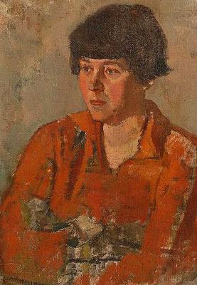 Portrait of Peggy Angus, artist