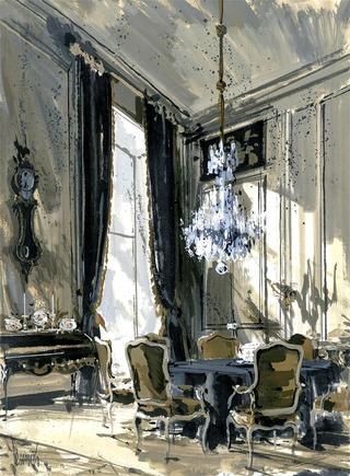 Carlos de Beistegui Paris Dining Room