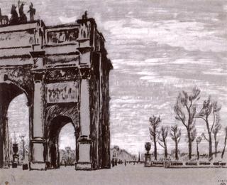 L'Arc du Carrousel aux Tuileries, Paris