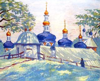 Call to Vespers at Pskovo-Pechersk Monastery