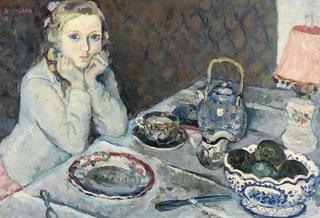 Girl at the Table