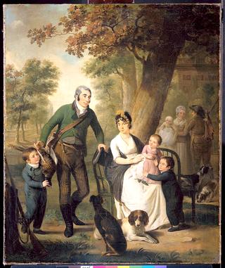 家庭肖像或乔克希尔·盖斯伯特·卡雷尔·鲁特格·雷尼尔·范布里恩·范拉梅勒斯