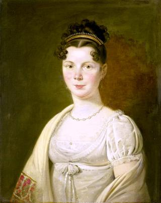 Portrait of Wilhelmina Maria Haack, fourth Wife of Gerrit Verdooren