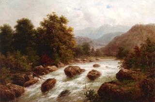 Alpine Landscape with River