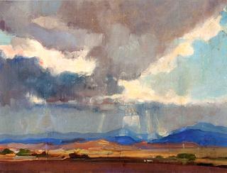 Storm over a Western Landscape